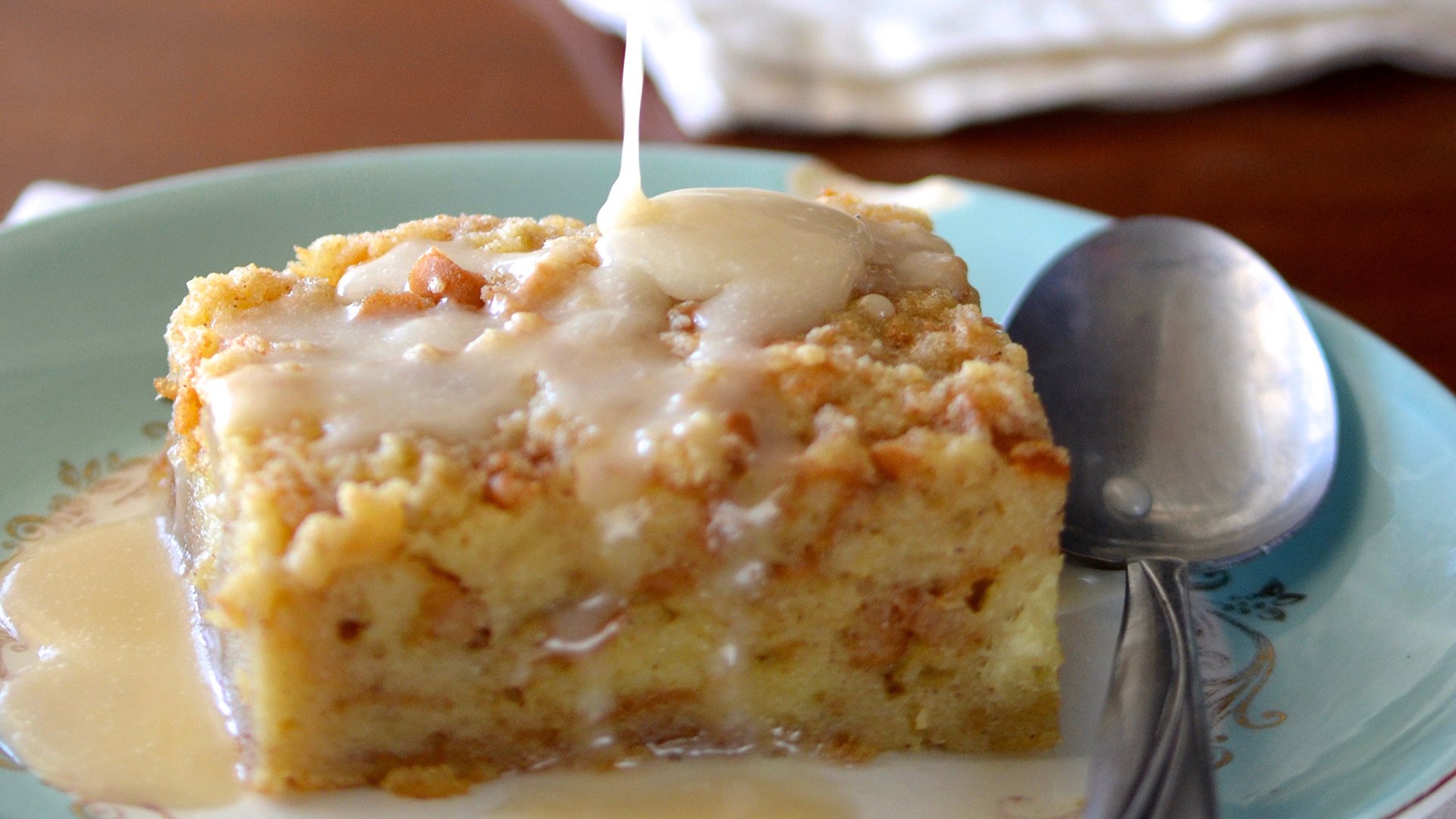 Bread Pudding with Whiskey Cream Sauce | Cowboy Cooking | Recipe ...