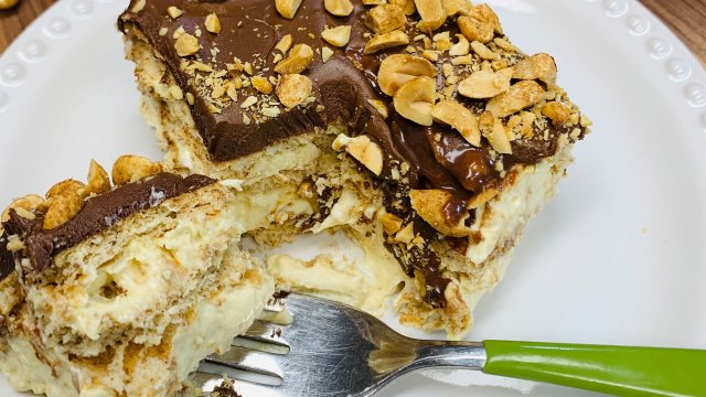 No-Bake Chocolate Peanut Butter Eclair Cake | Jason Smith | Recipe ...